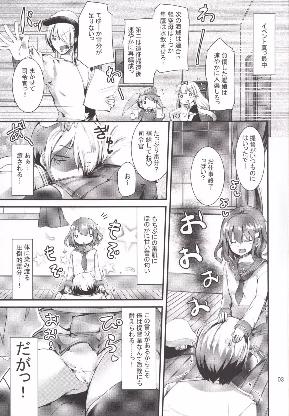 秘書艦の雷ちゃん Page.2