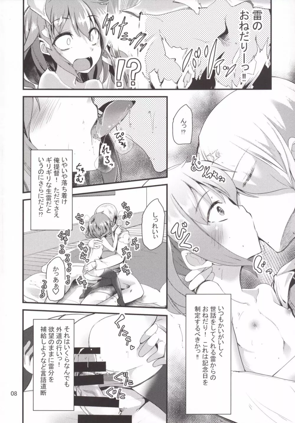 秘書艦の雷ちゃん Page.7