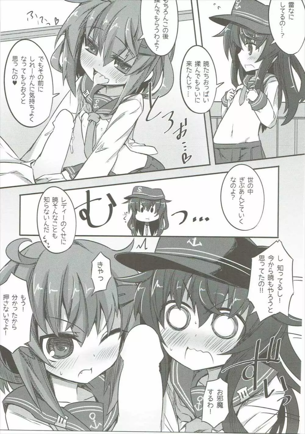 暁＆雷の第六くちくみるく！ Page.8