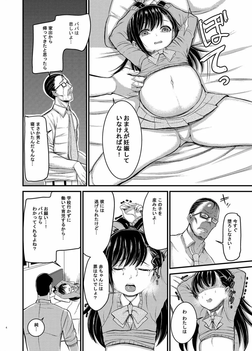 妊婦の娘を最期に納める本 Page.3