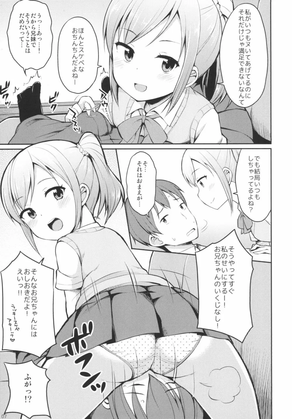 ほら♪お兄ちゃんの好きなぱんつだよ Page.6