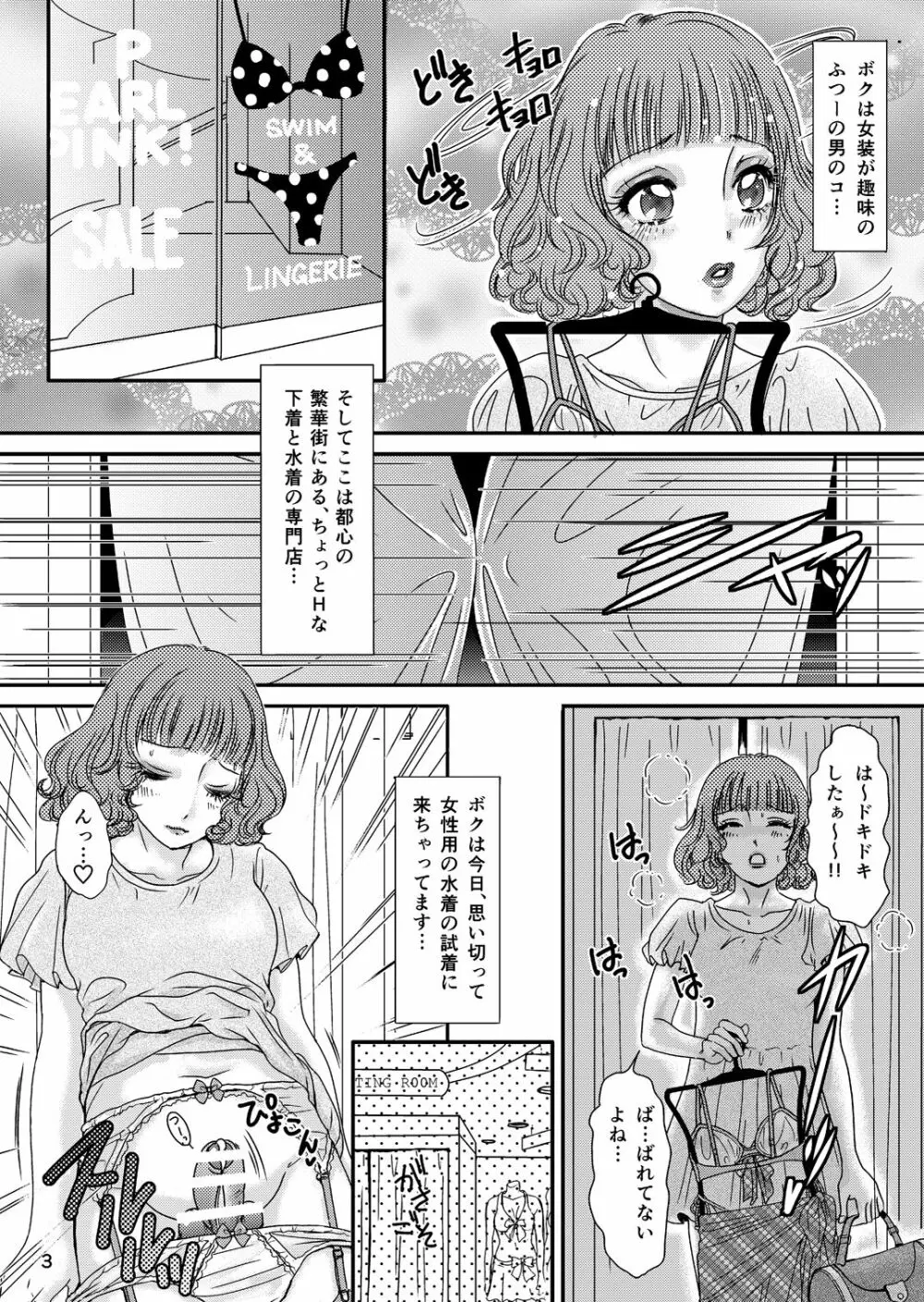 BEHAVIOUR+Vol.3 ～女装して水着の…とかって本～ Page.3