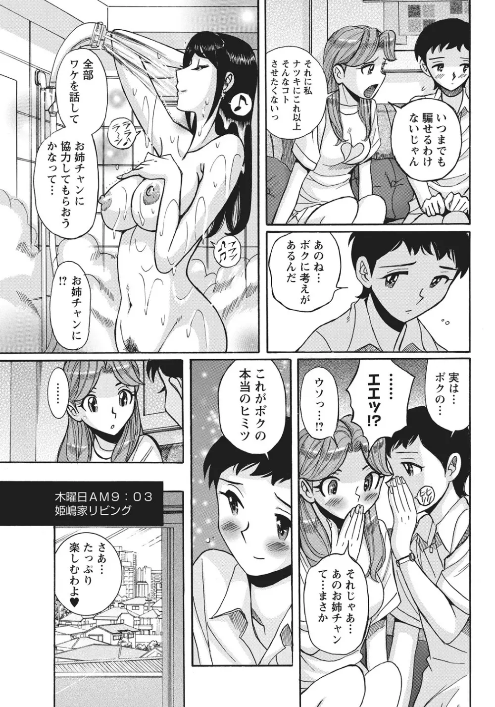 姉にそそのかされて男の僕が女になった結果 Page.148