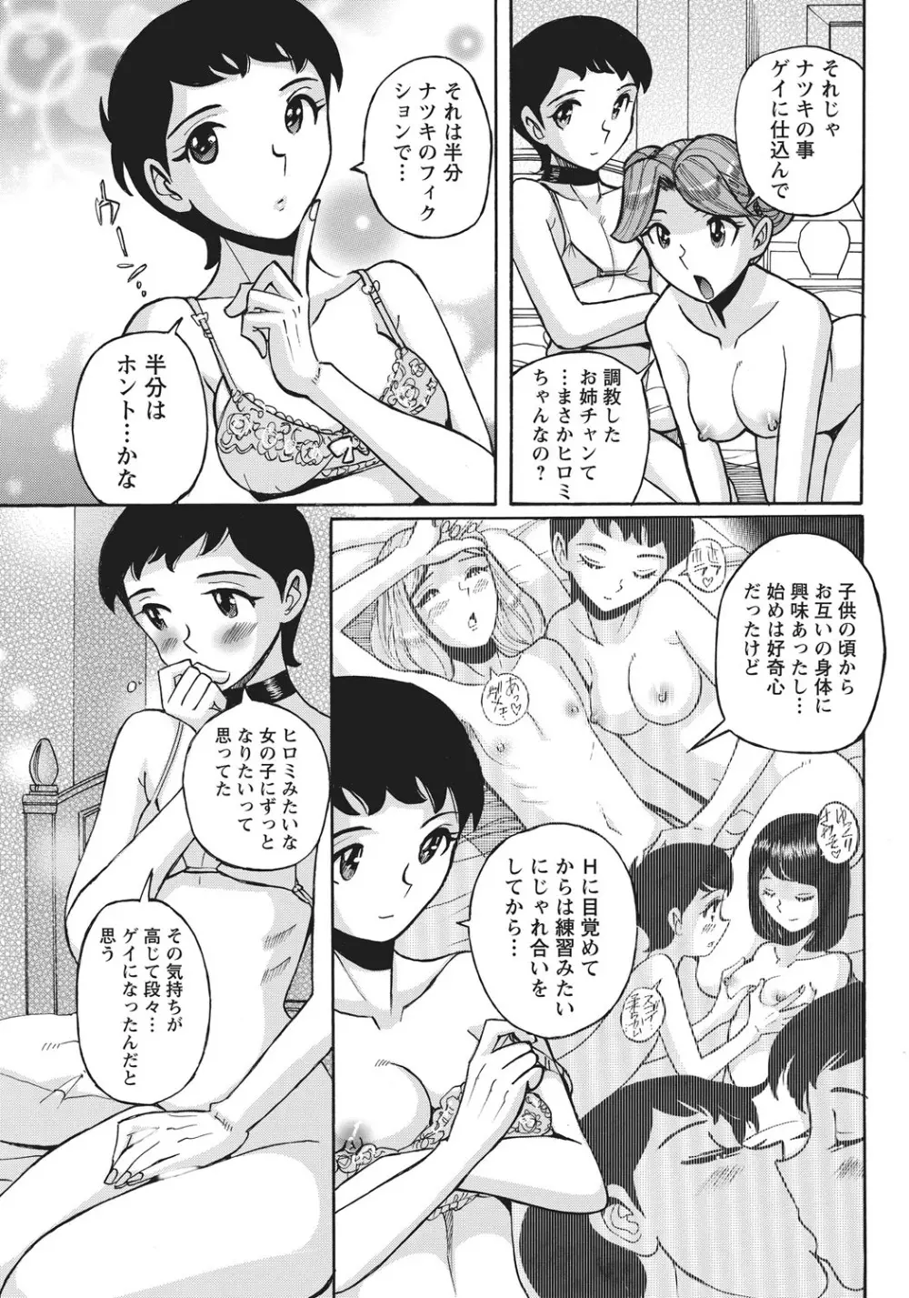 姉にそそのかされて男の僕が女になった結果 Page.160