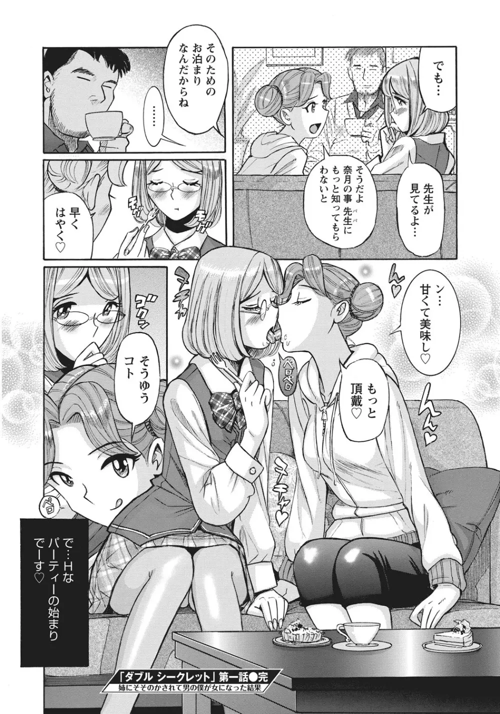 姉にそそのかされて男の僕が女になった結果 Page.23