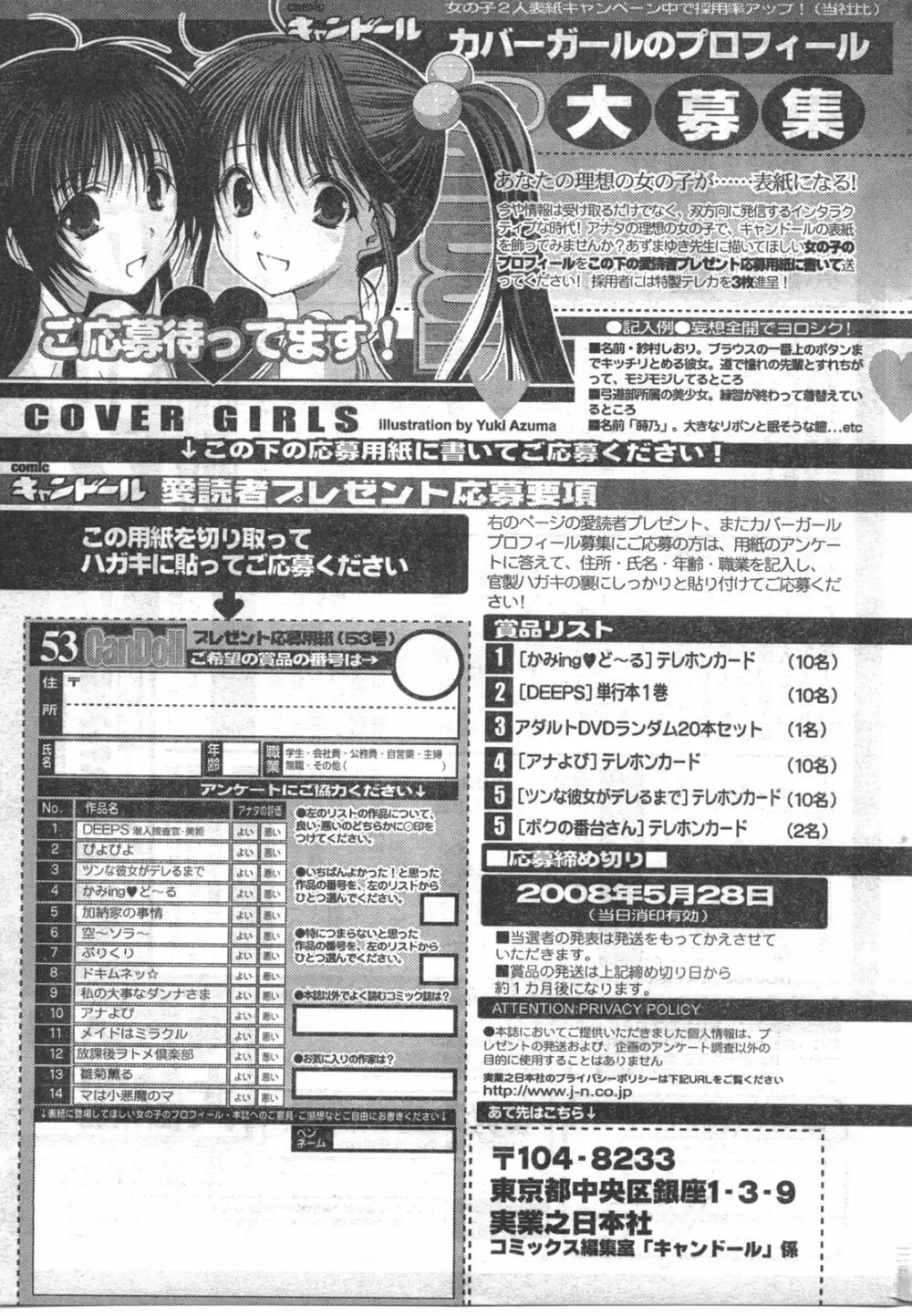 COMIC キャンドール 2008年6月号 Vol.53 Page.261