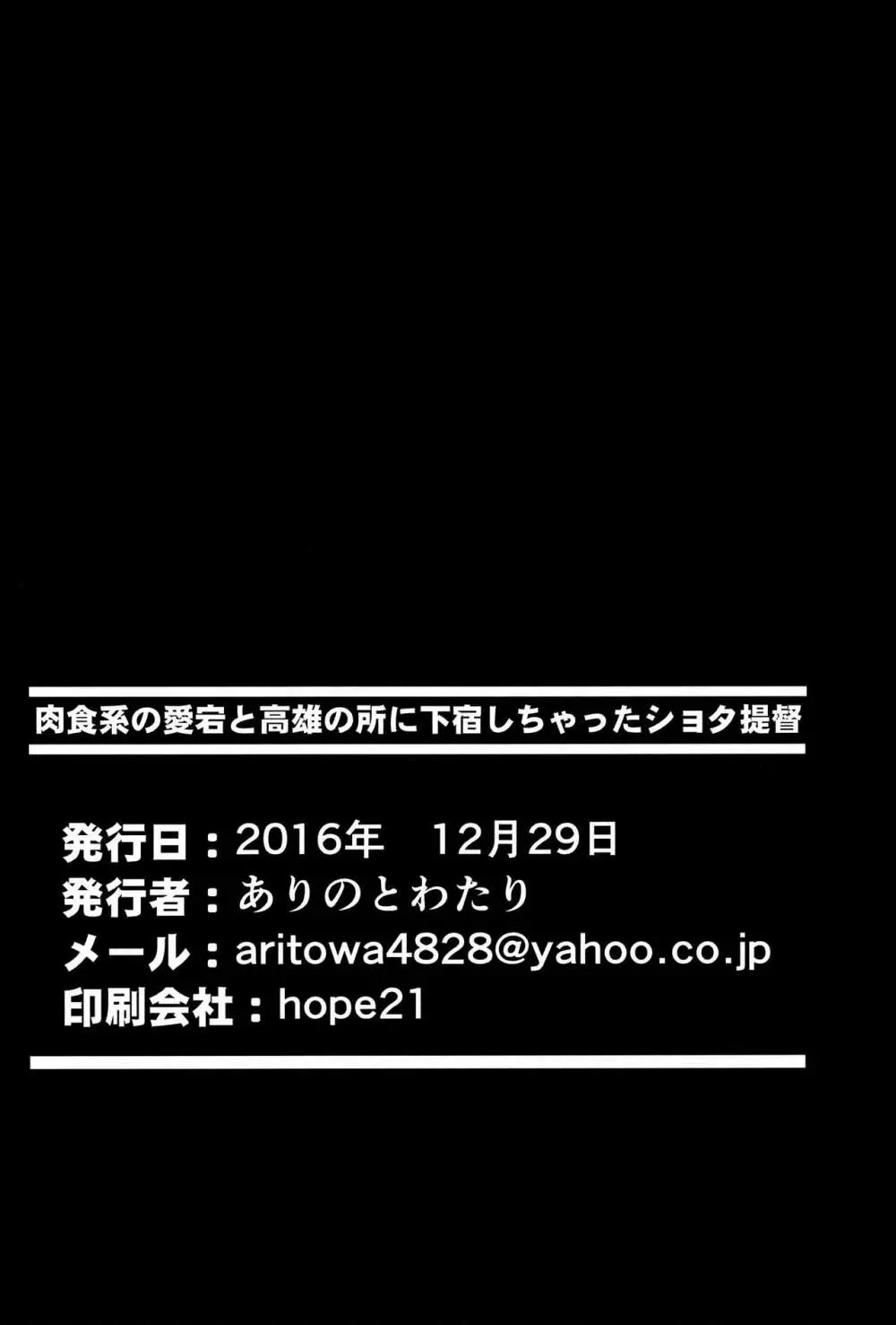 肉食系の愛宕と高雄の所に下宿しちゃったショタ提督 Page.25