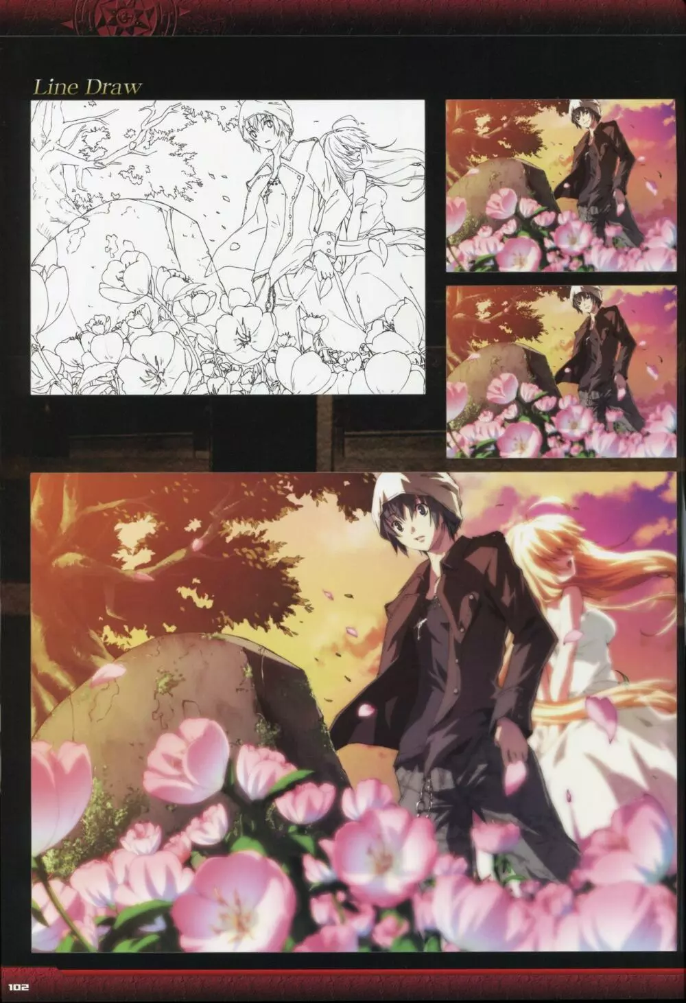 Dies irae Visual Fanbook - Black Book Page.104