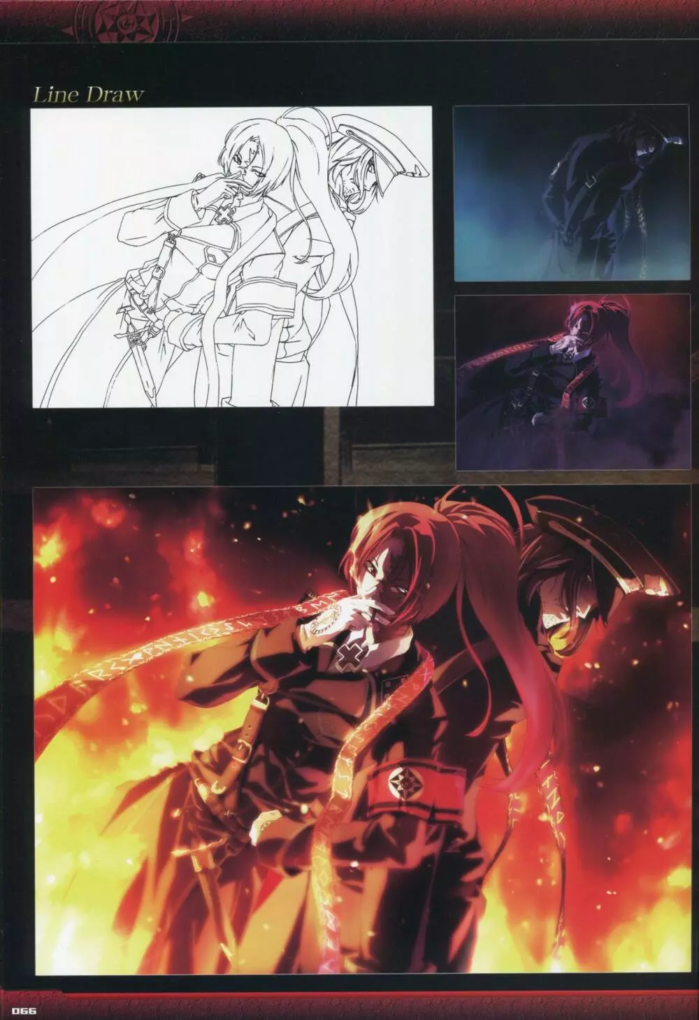 Dies irae Visual Fanbook - Black Book Page.68