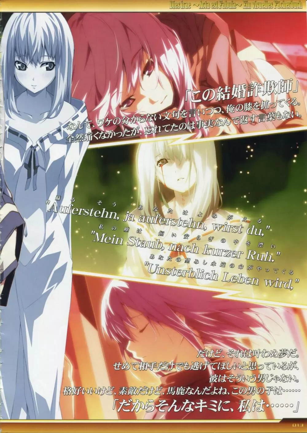 Dies irae Visual Fanbook - White Book Page.14