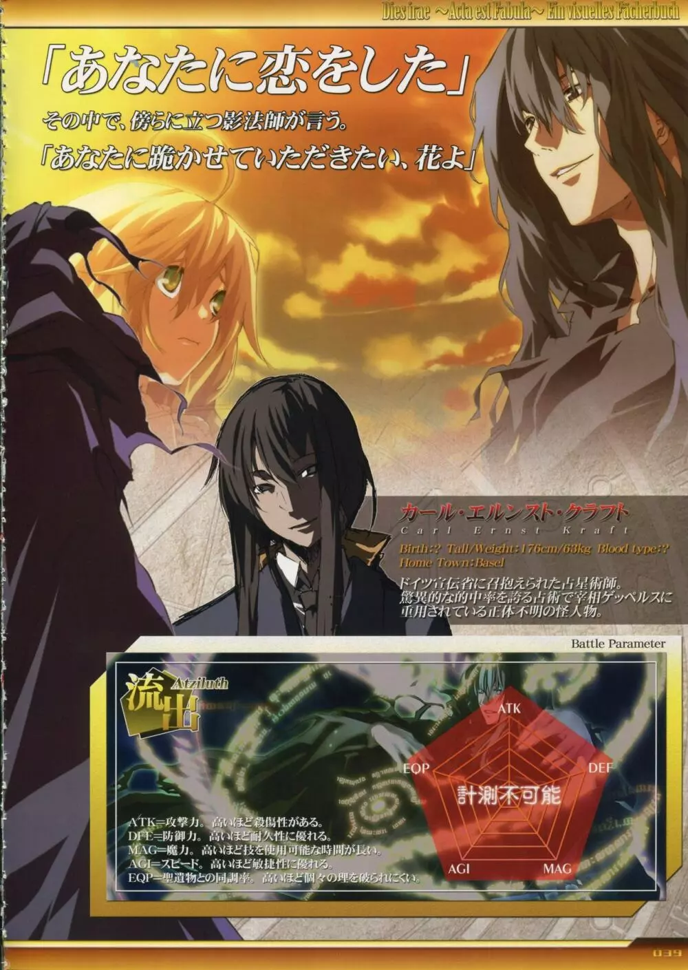 Dies irae Visual Fanbook - White Book Page.40