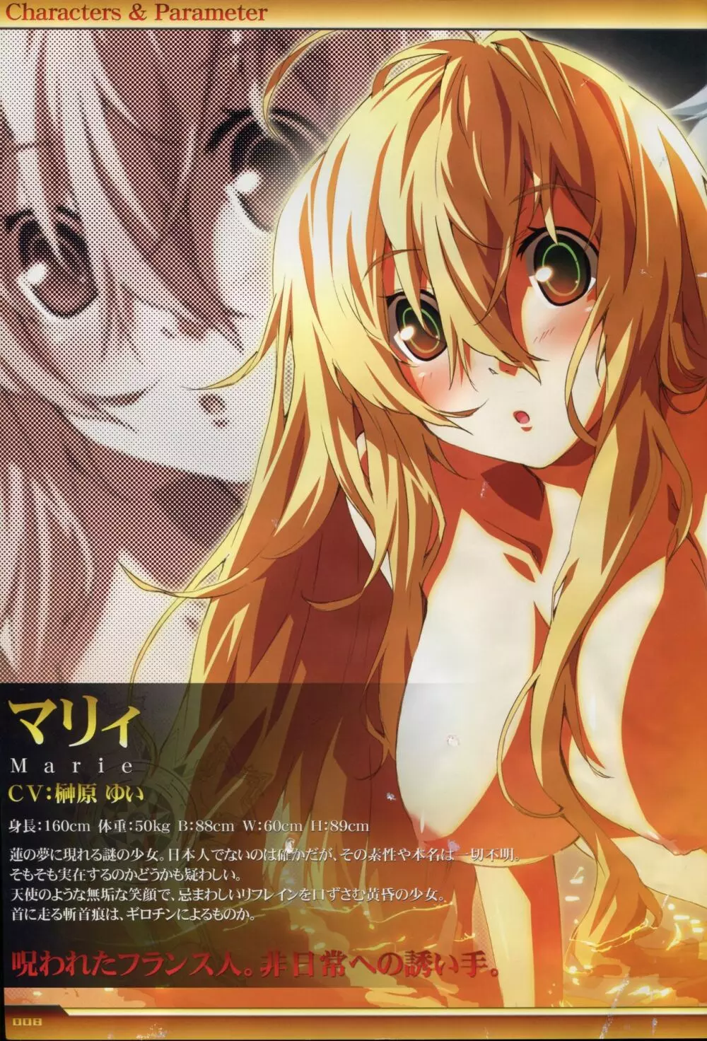 Dies irae Visual Fanbook - White Book Page.9