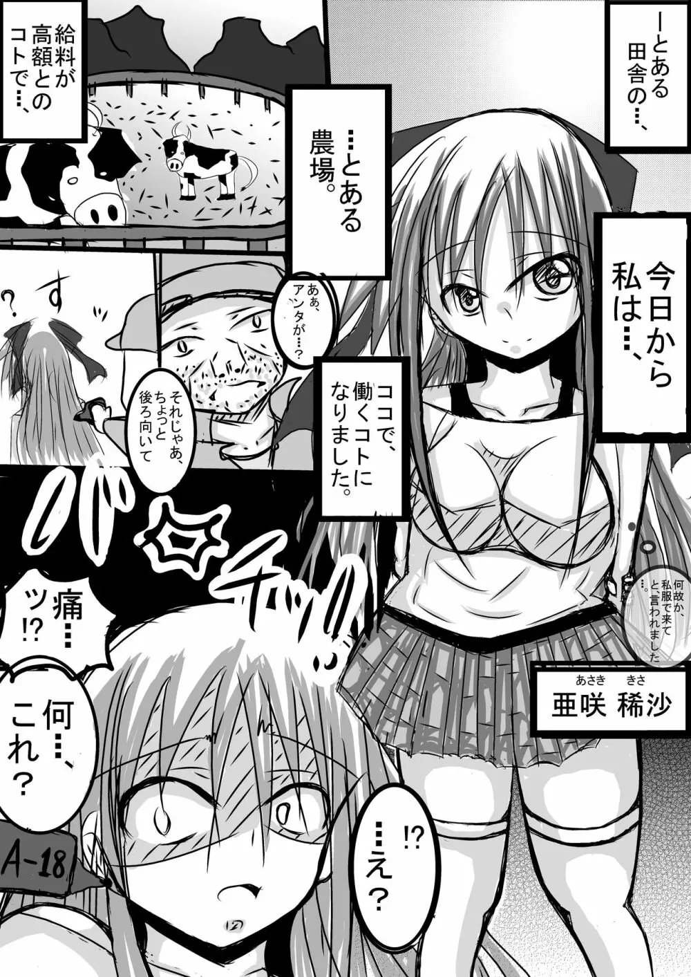 実の父親に農場の家畜としてはした金で売られた少女 ~牛姦編~ Page.2