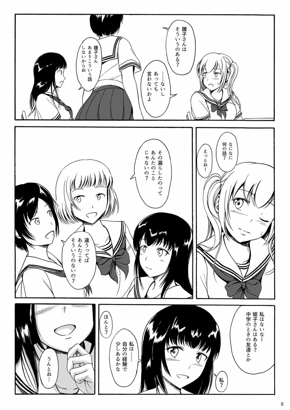 排尿少女 雛子のおしっこ日和 Page.7