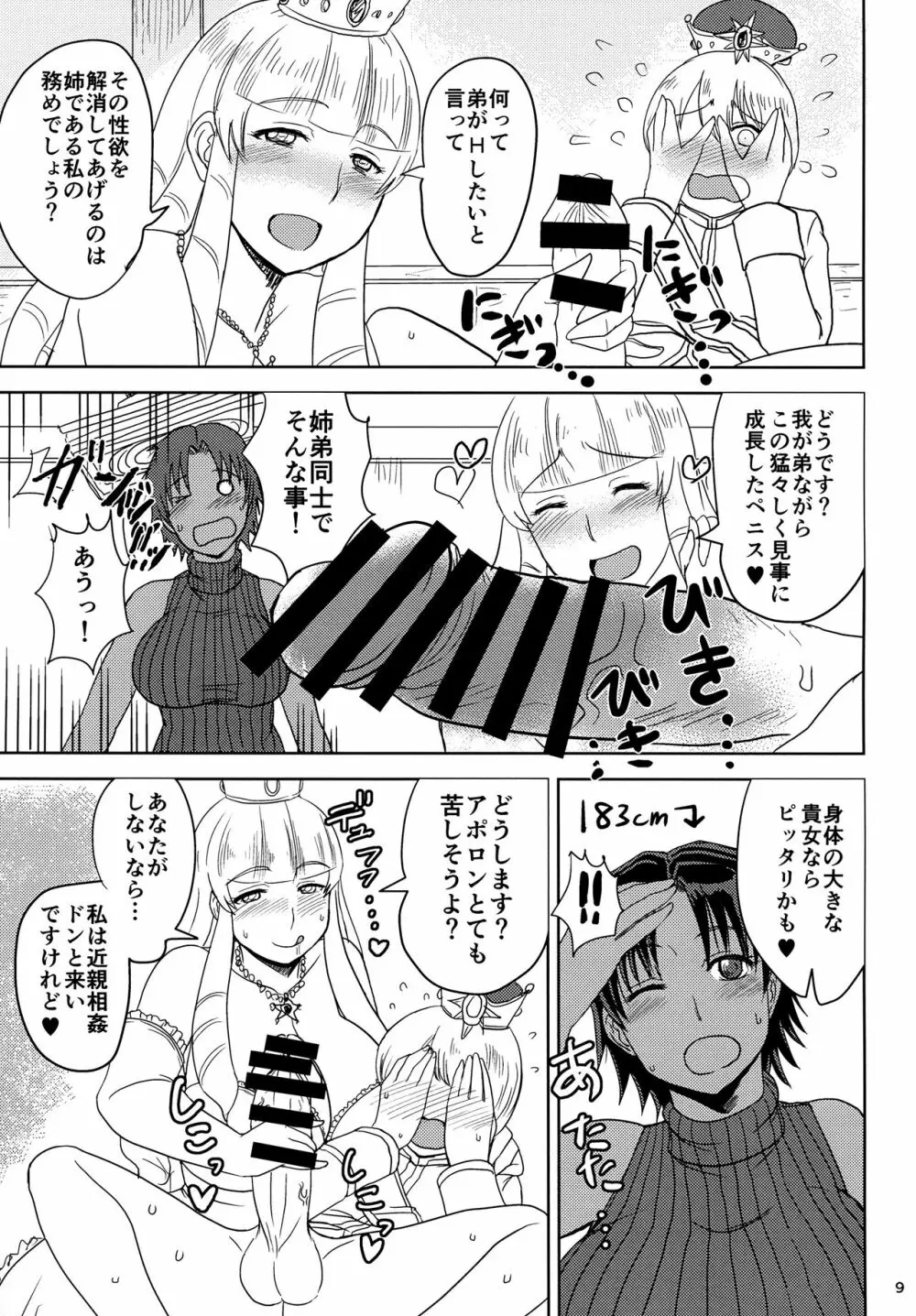 女騎士は褐色で三十路処女ショタコンの上、金髪王子がお好き。 Page.10