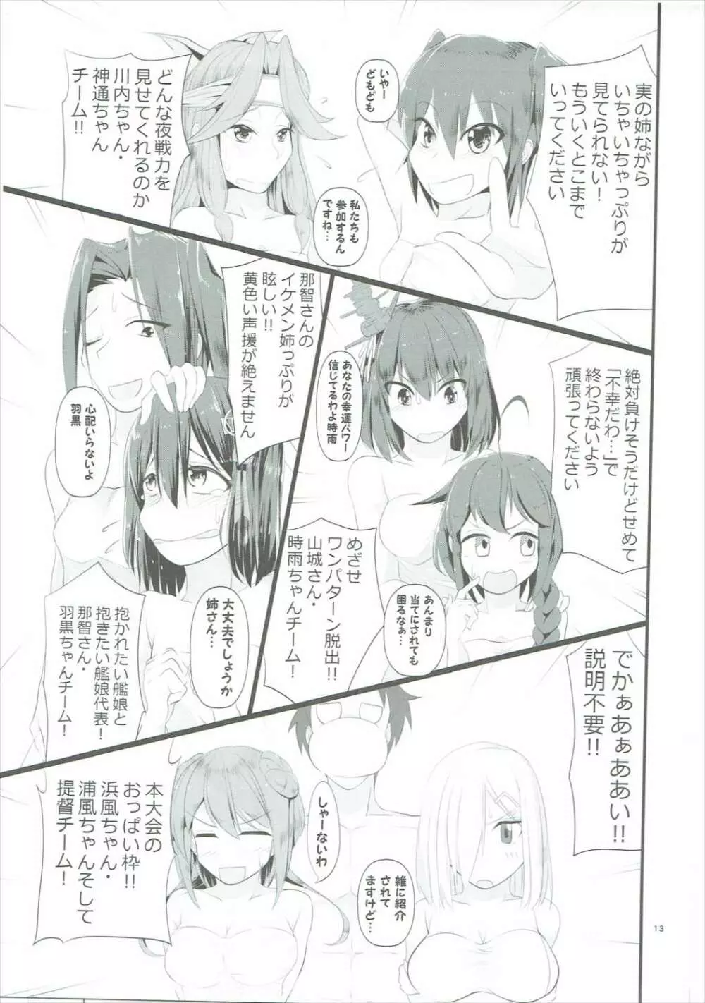 全裸鎮守府日誌! ~お風呂でツ〇スターゲーム編~ Page.12