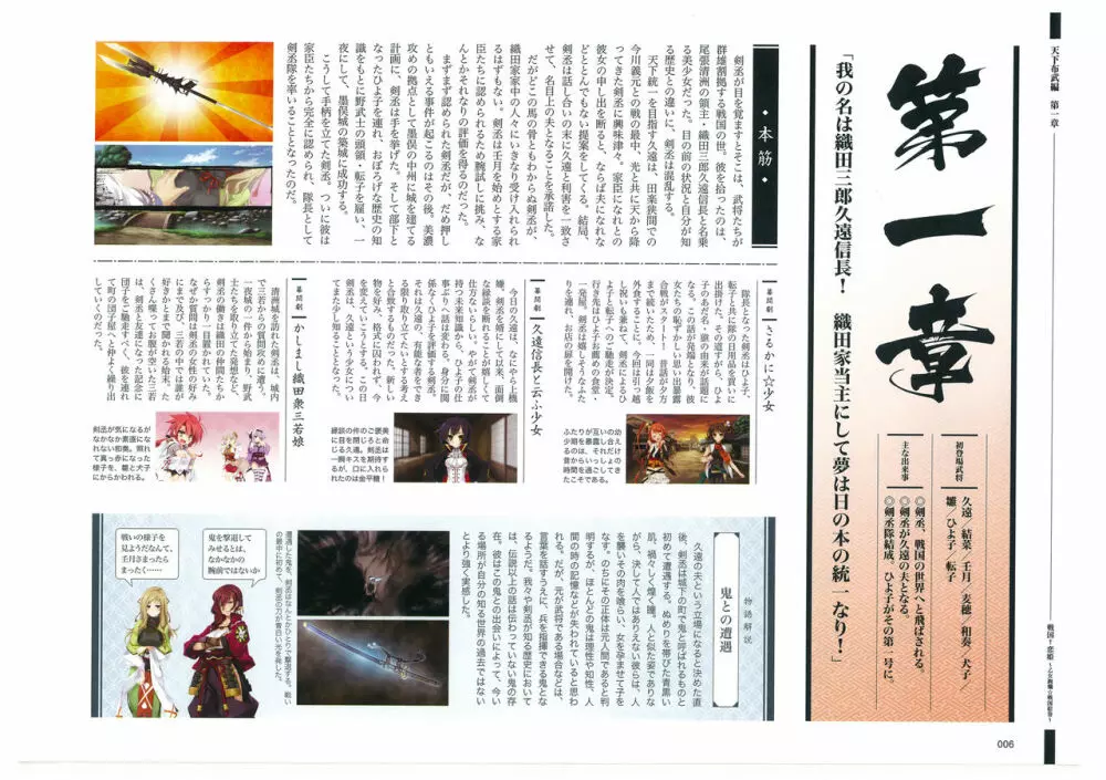 戦国†恋姫 ～乙女絢爛☆戦国絵巻～ ビジュアルファンブック-1 Page.7