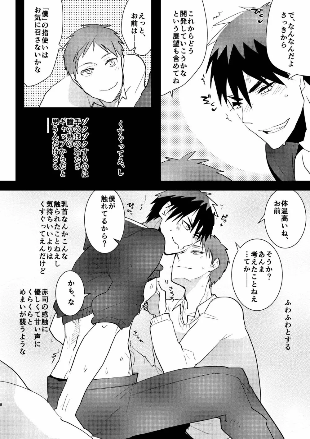 火神くんのえろほん9 ふたりの王とケツ抱きイケメン編 Page.7