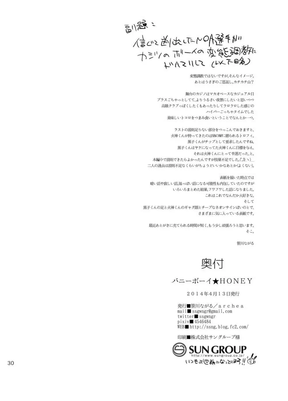 バニーボーイ★HONEY Page.29