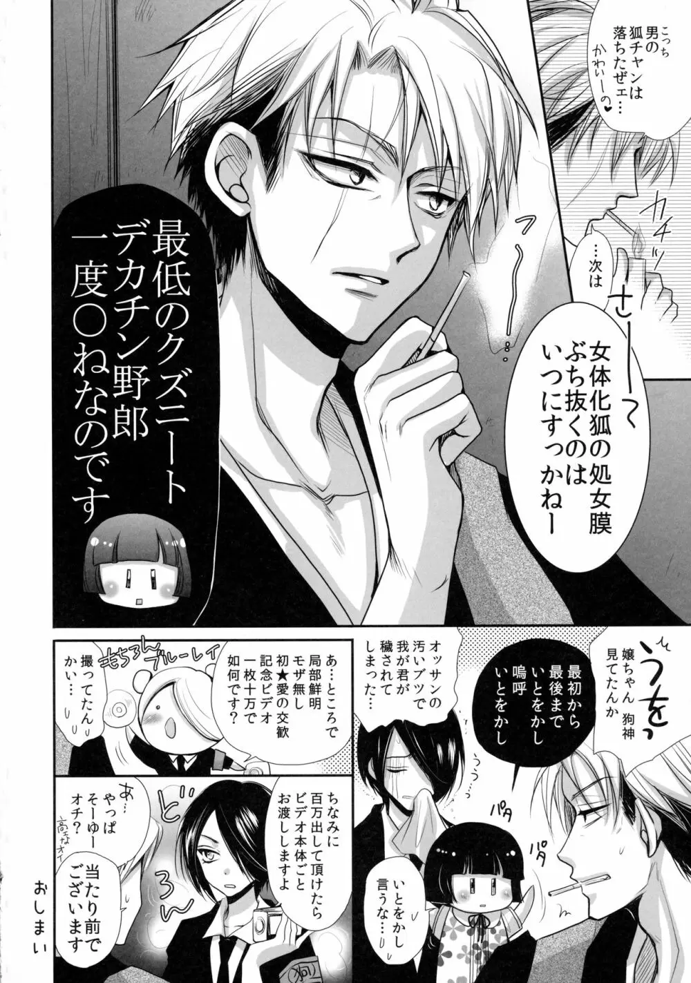 狸と狐のデート回その後。 Page.26