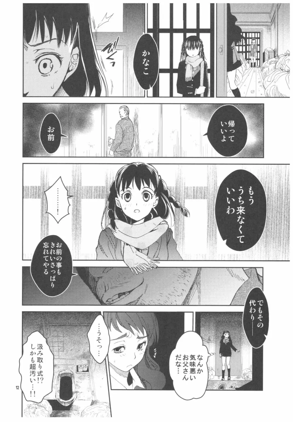 暗い家 2 大好きな先生のために行った家には、不気味なおじさんが住んでいました。 Page.11