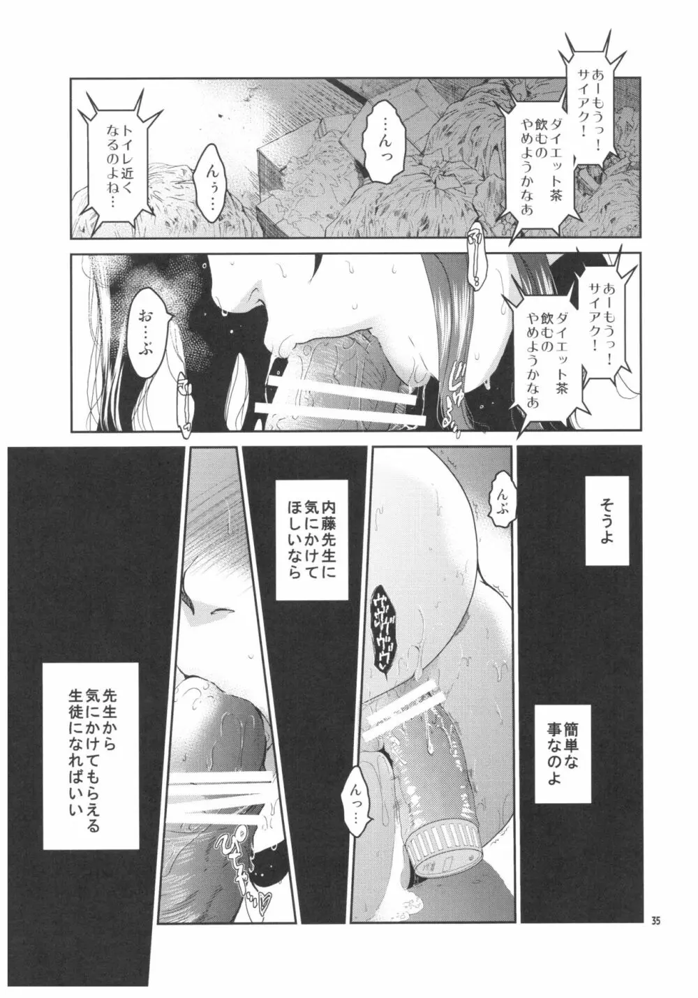 暗い家 2 大好きな先生のために行った家には、不気味なおじさんが住んでいました。 Page.34