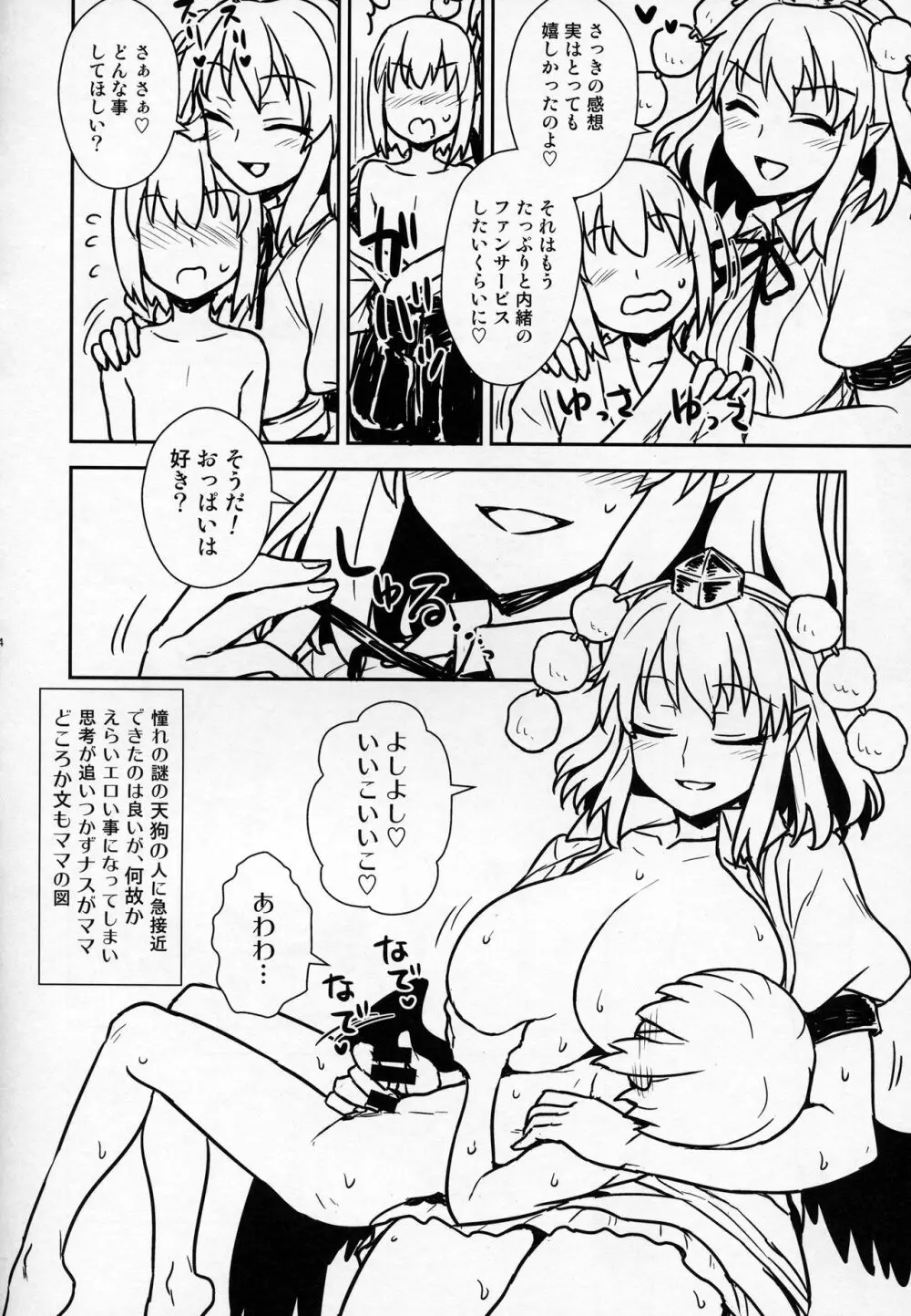 文さんと秘密作り Page.13