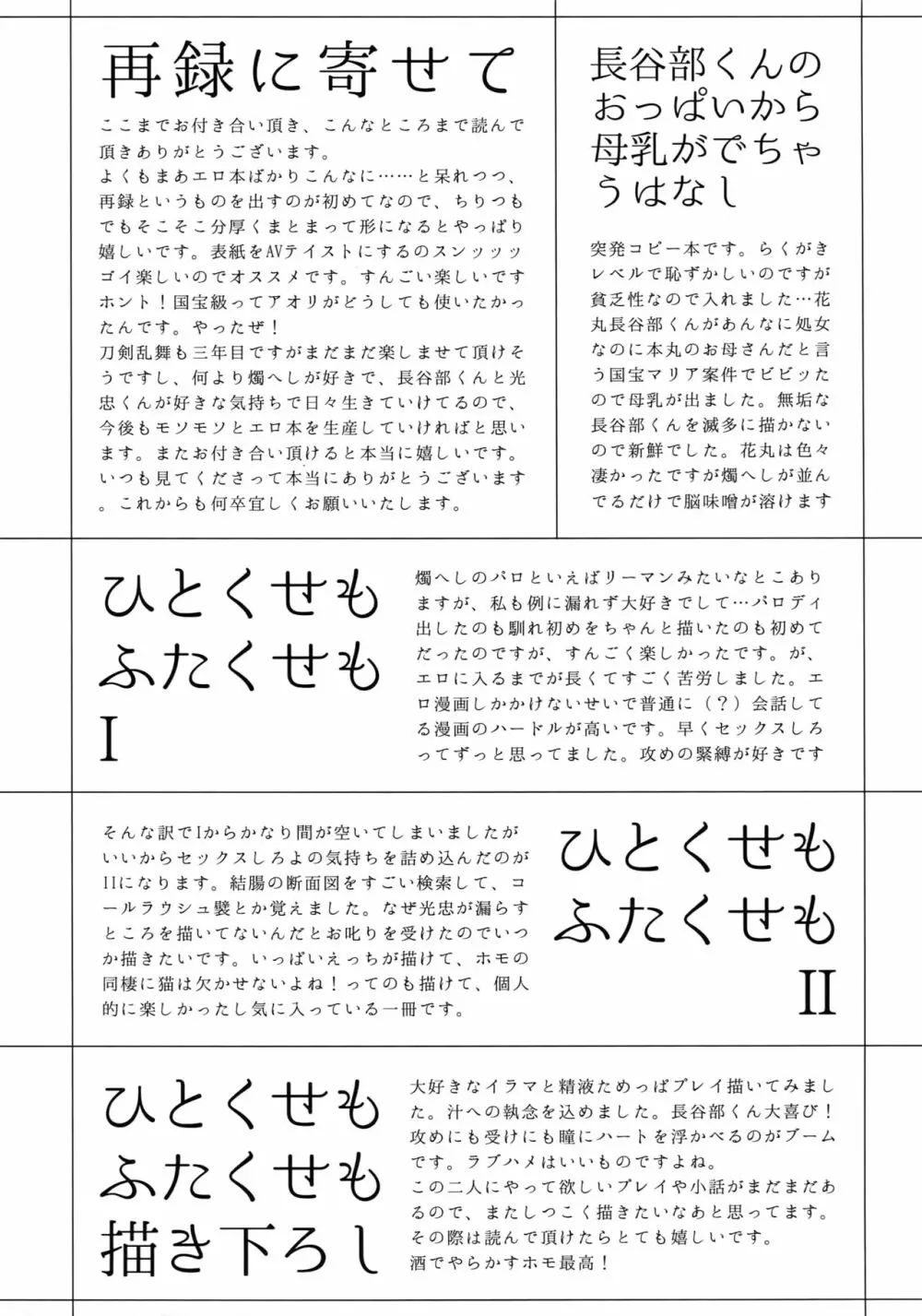 艶本蒐集 -OKT!燭へし再録集- Page.206