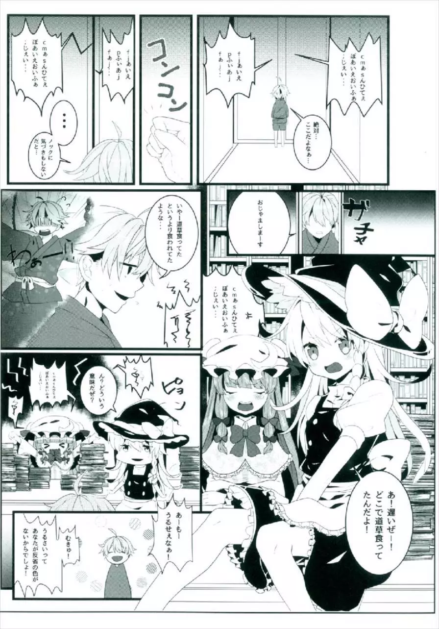 えっちな幻想郷～パチュリーとえっちな魔法編～ Page.5