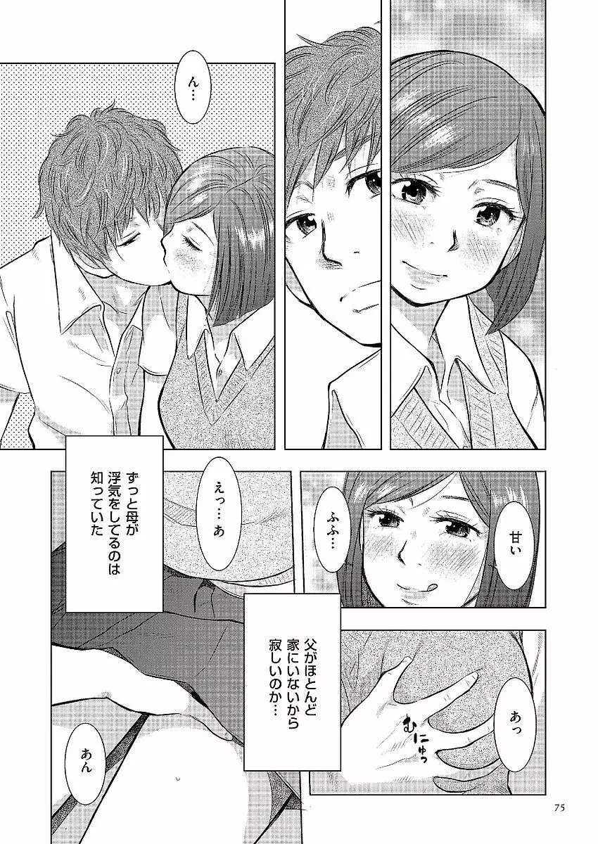 母子相姦日記 母さん、一度だけだから…。 Page.75