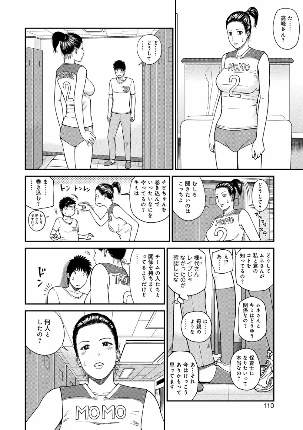 桃尻団地ママさんバレー同好会 Page.110