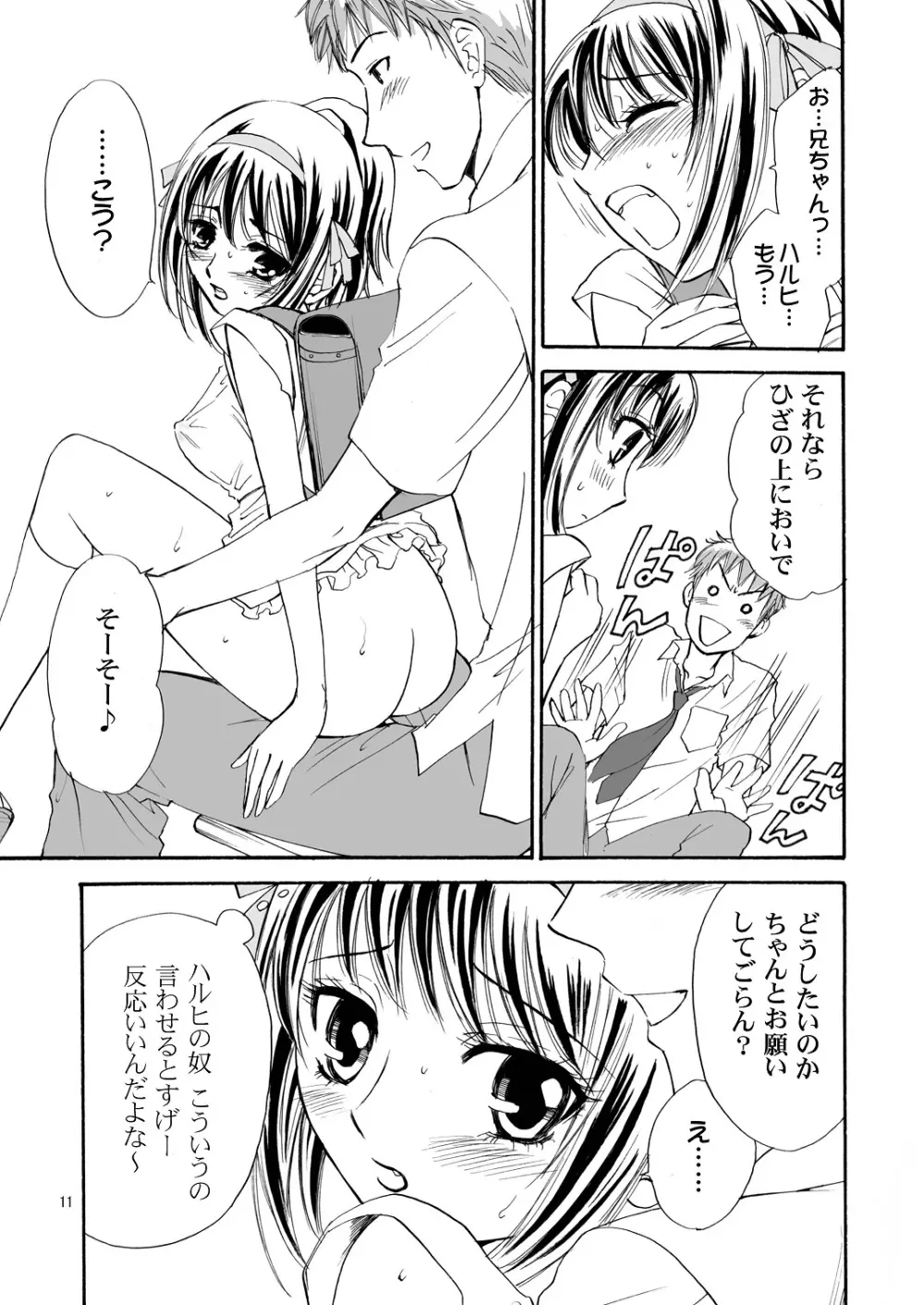 涼宮ハルヒさんの危険な愛体験 Page.12