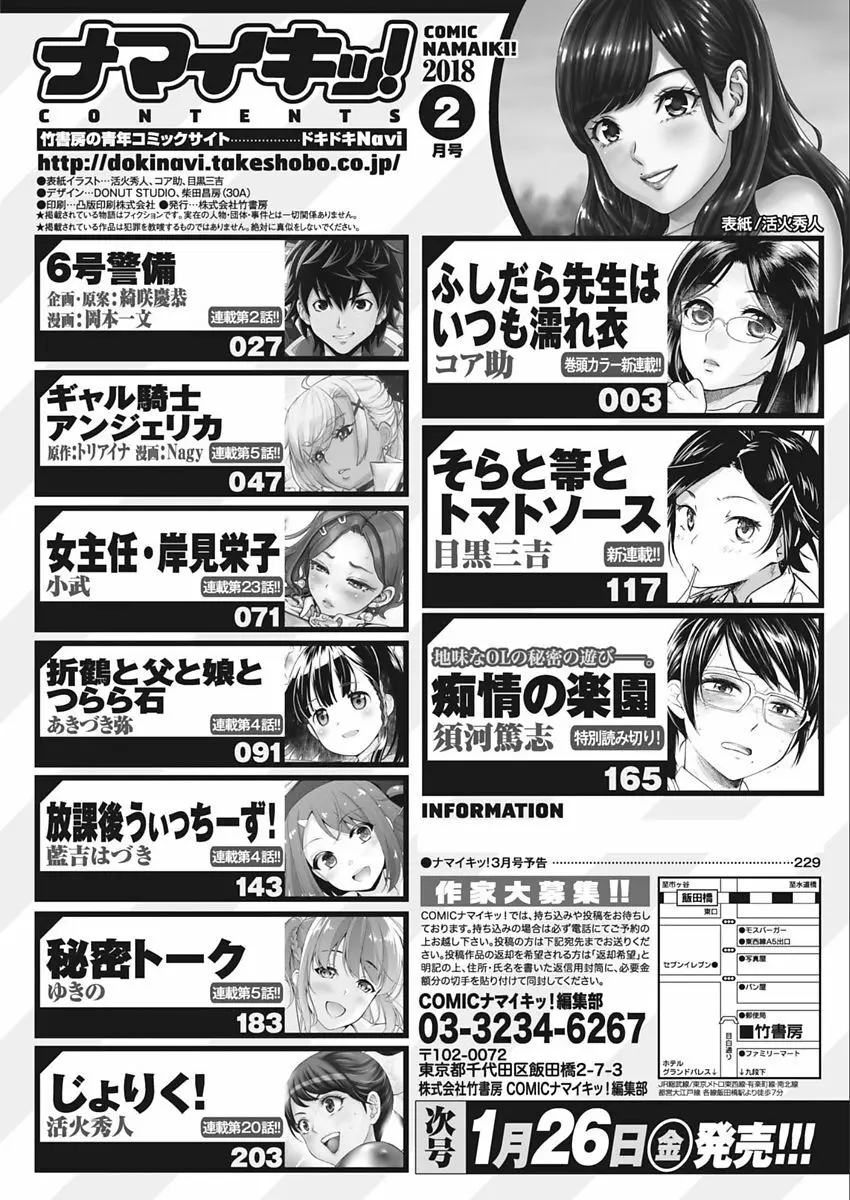 ナマイキッ！ 2018年2月号 Page.222