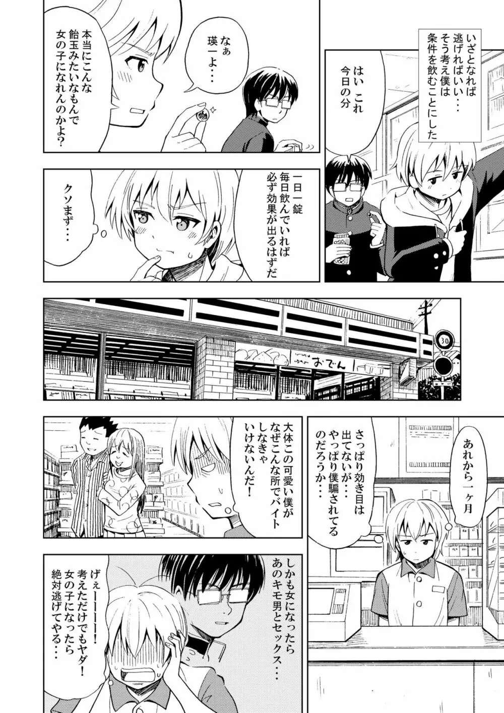 女の子になる薬 Page.8