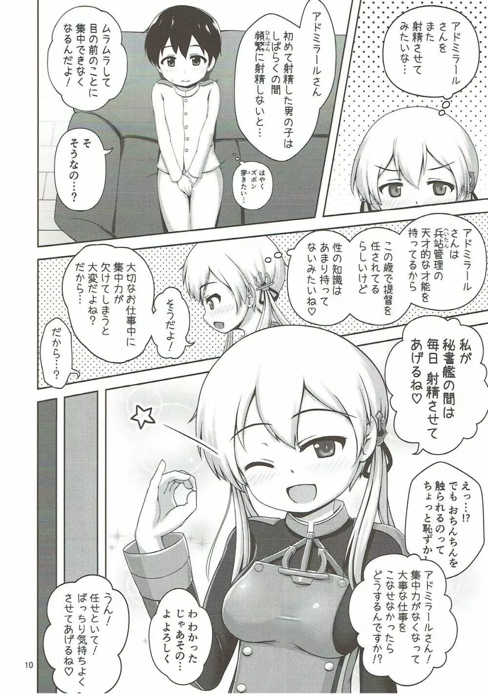 プリンツとショタ提督のあまあまDays Page.8