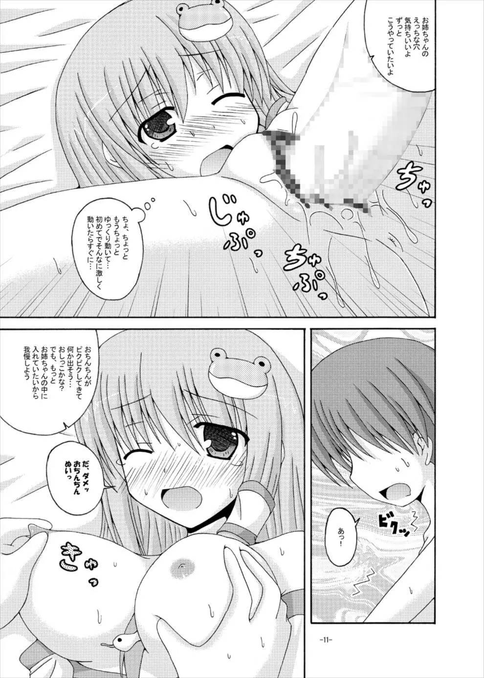 眠っている早苗さんにえっちな悪戯 Page.10