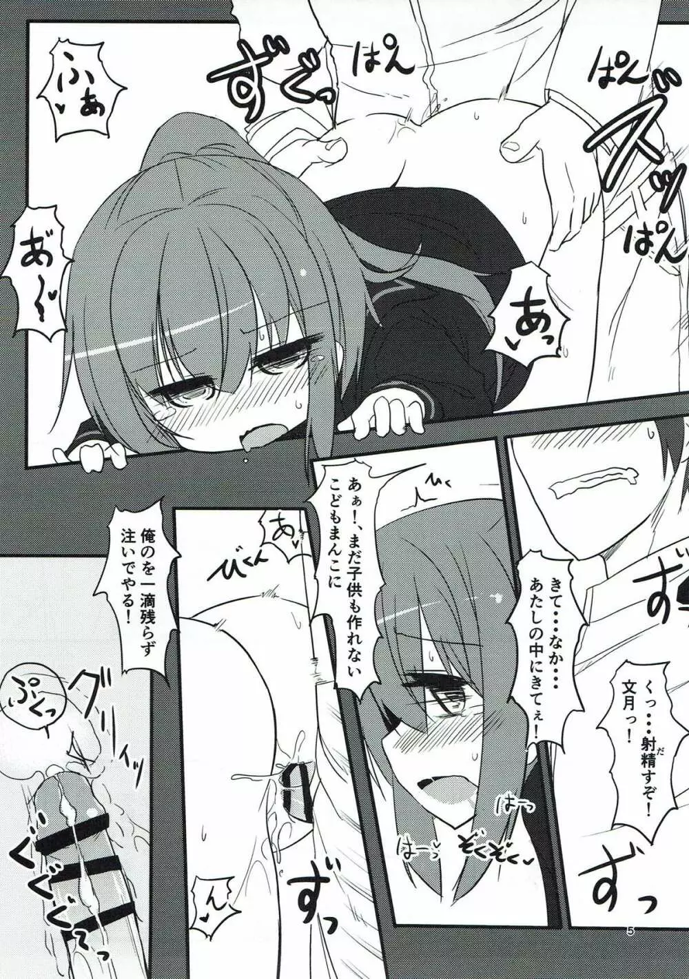 文月だってちゃんとデキるんだから! Page.4