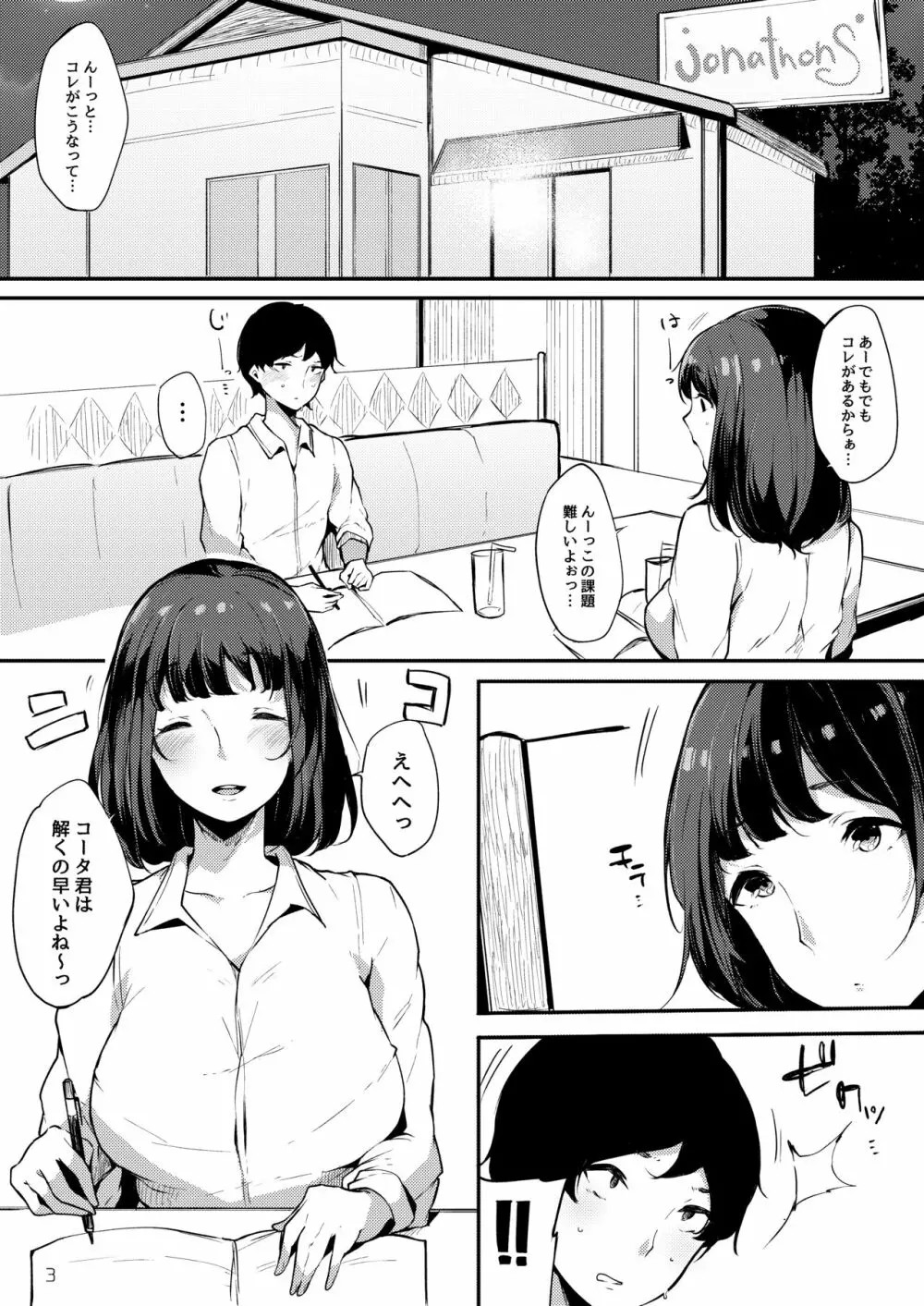 清楚だけどビッチでセックス大好き有村さん。 Page.3