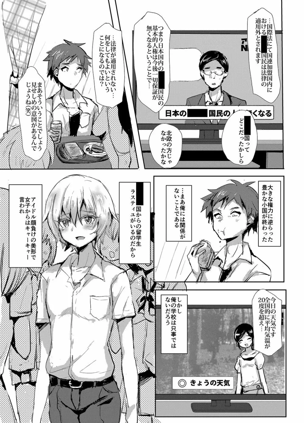 転落留学生♂は男子生徒の玩具 Page.4