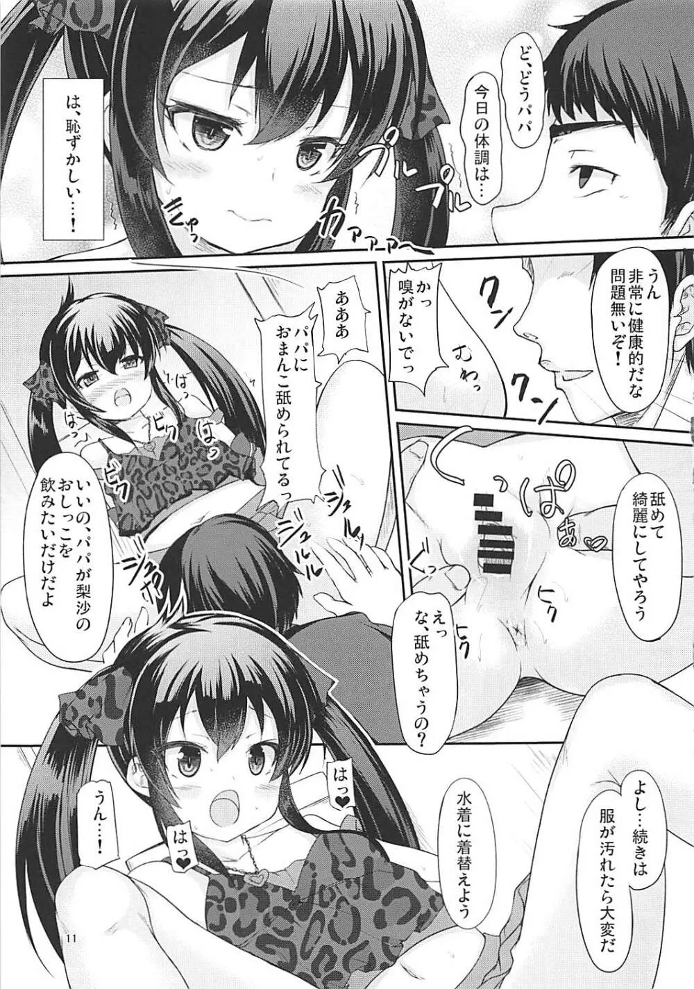 パパのフリして梨沙っくす Page.10