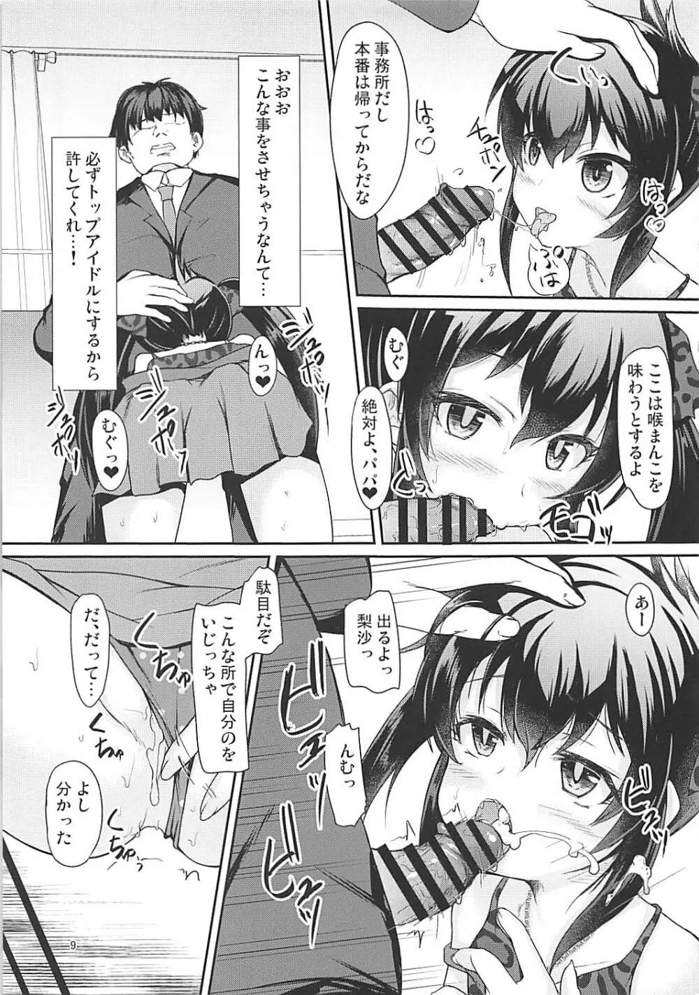 パパのフリして梨沙っくす Page.8