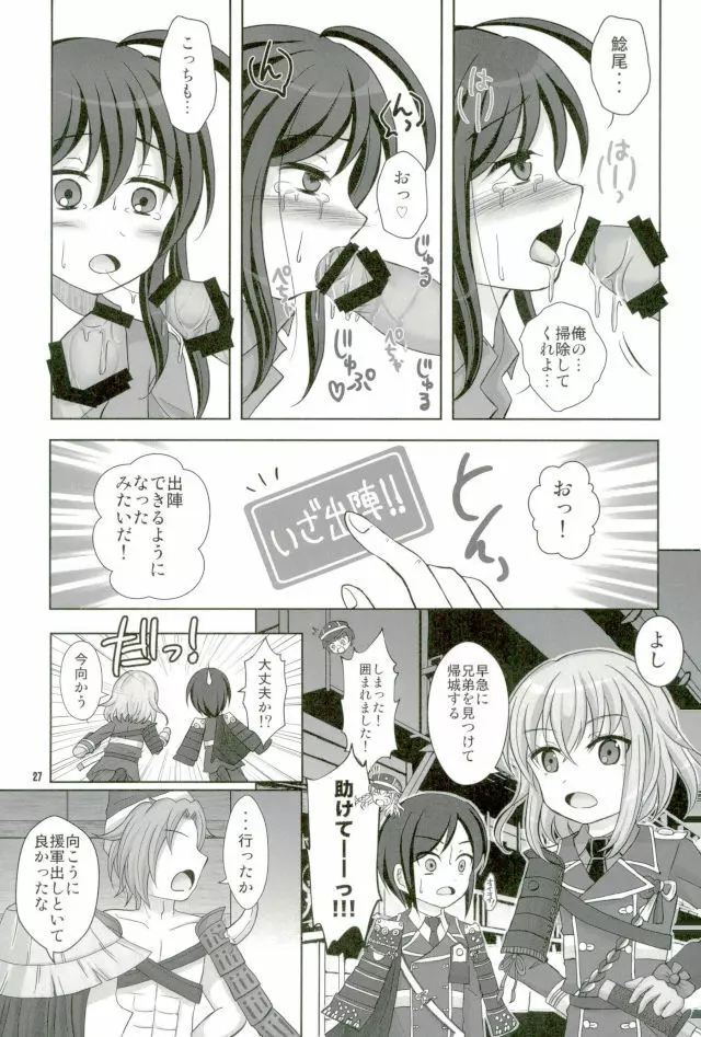 鯰尾藤四郎折大隊 Page.25