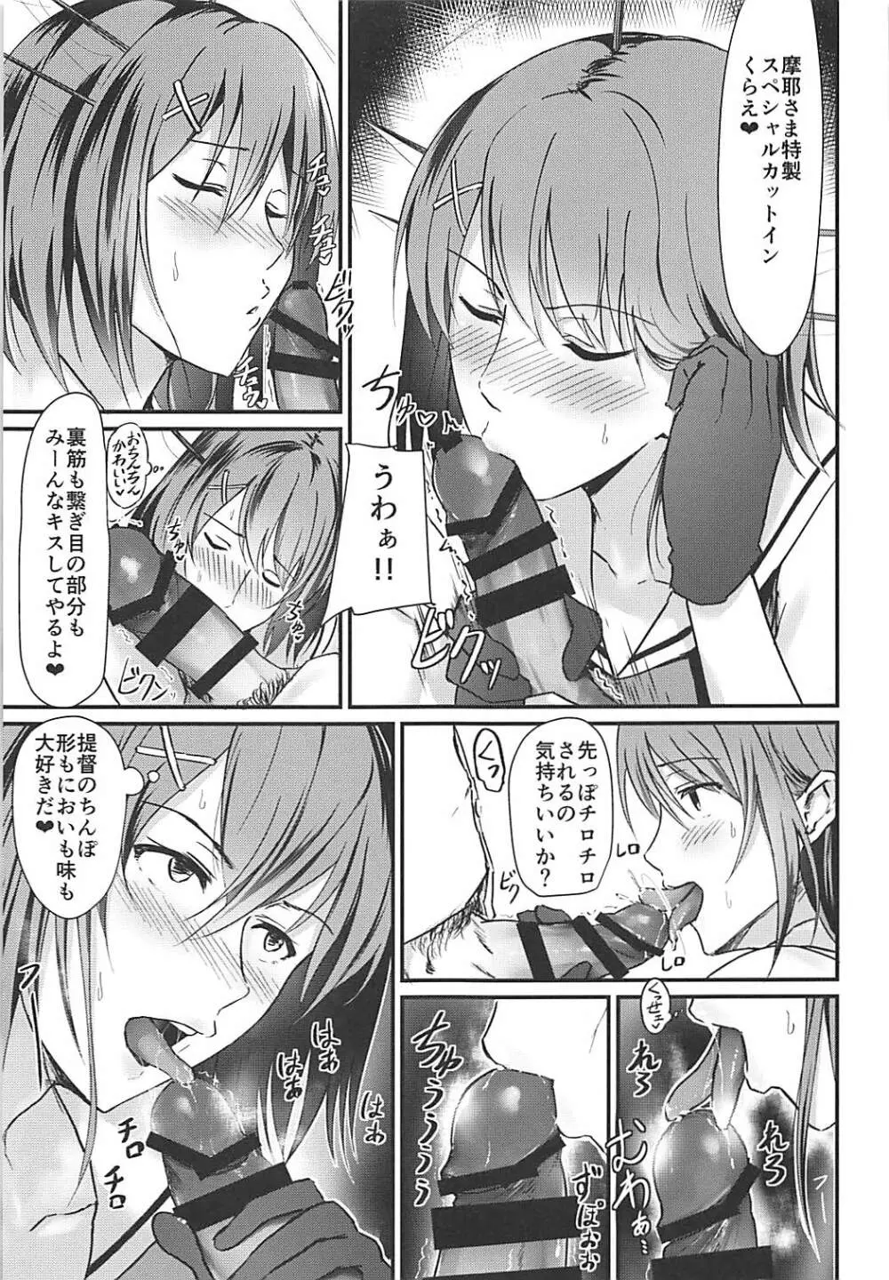 摩耶様がアソコにちゅっちゅしてくる本 Page.8