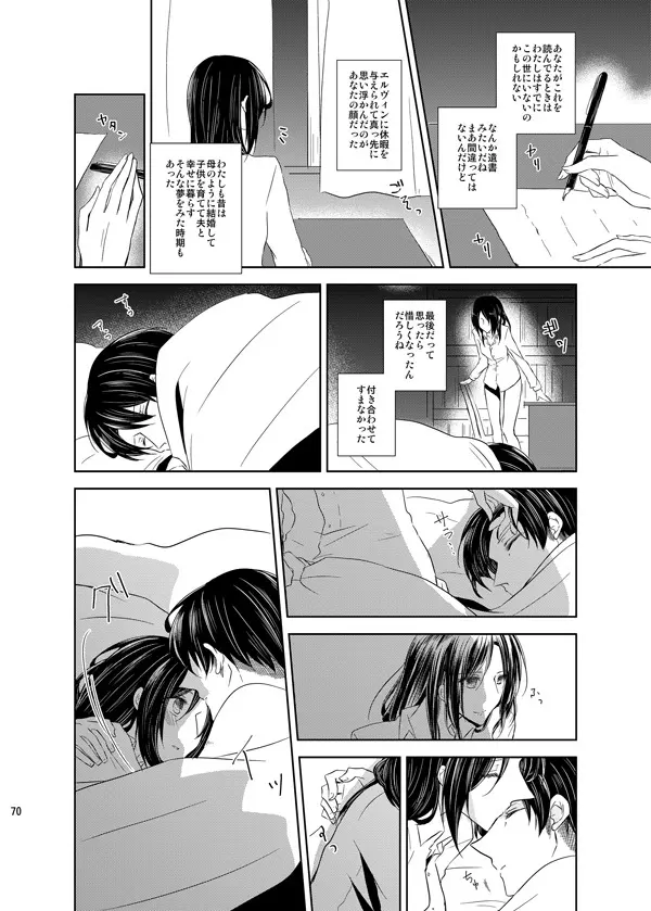 いとしいとしと君はいう Page.68