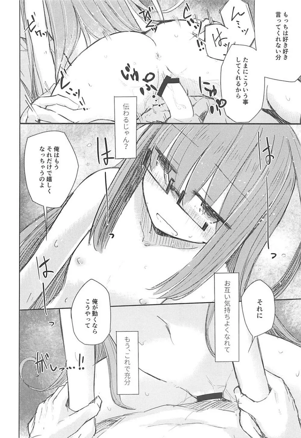 すきのしるしはみえないとこに Page.14