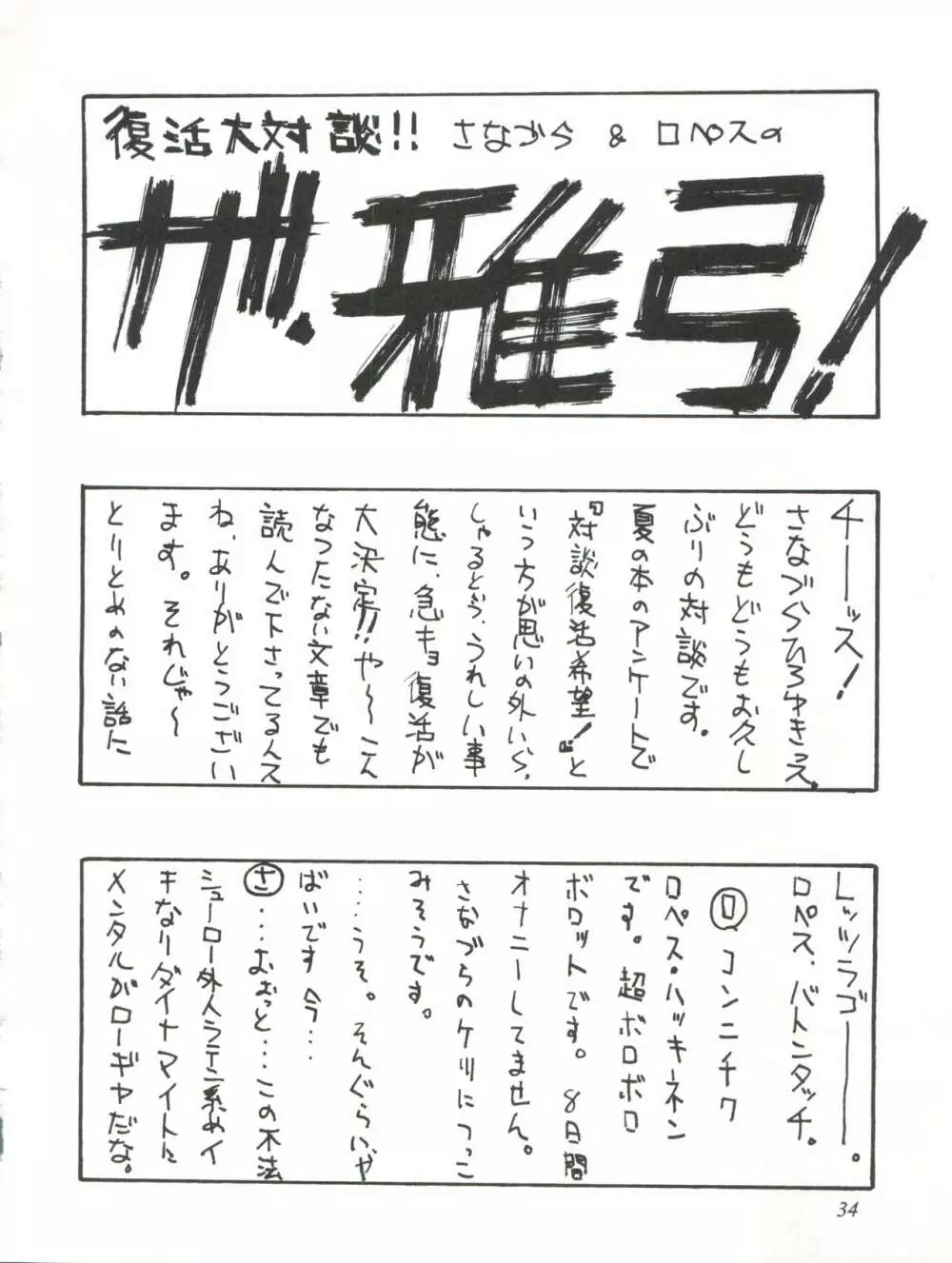 さなづらひろゆきの趣味の同人誌 7 Page.34