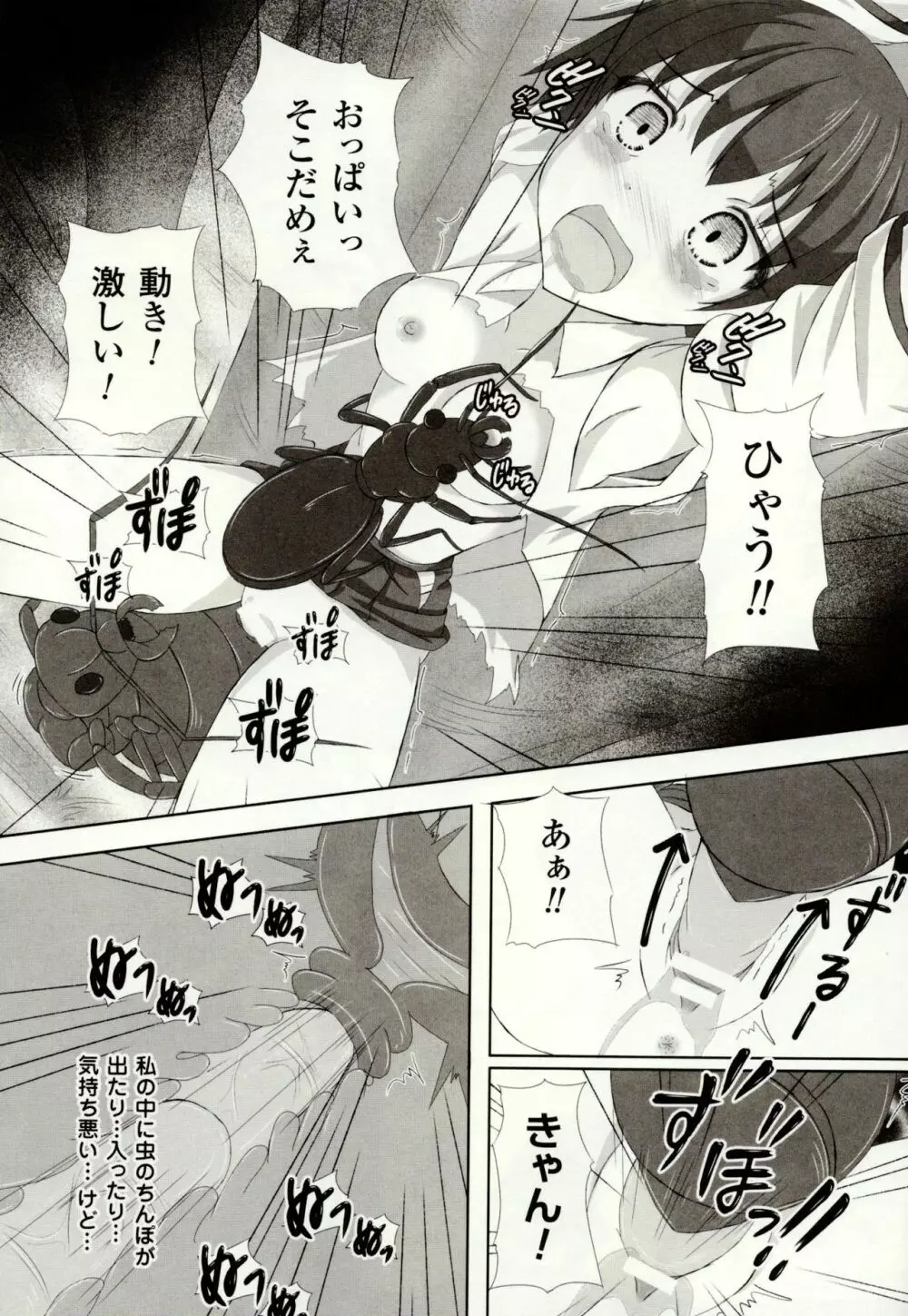 虫絡み絵巻 ~虫に堕とされる少女達~ Page.18