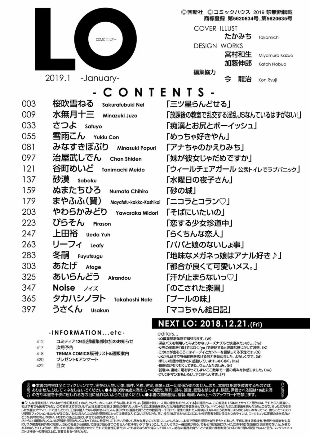 COMIC LO 2019年1月号 Page.422