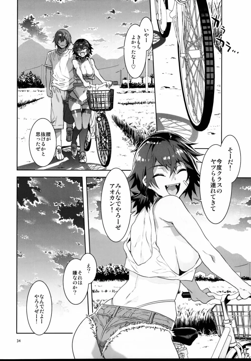 貞操観念ゼロの女友達 Page.34