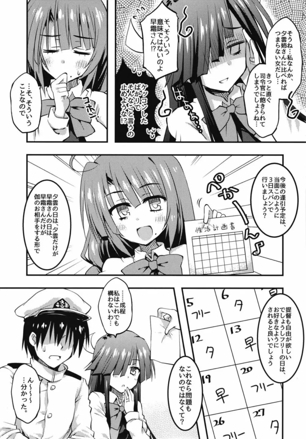 駆逐ハーレムと正妻夕雲の快適性活計画 Page.8